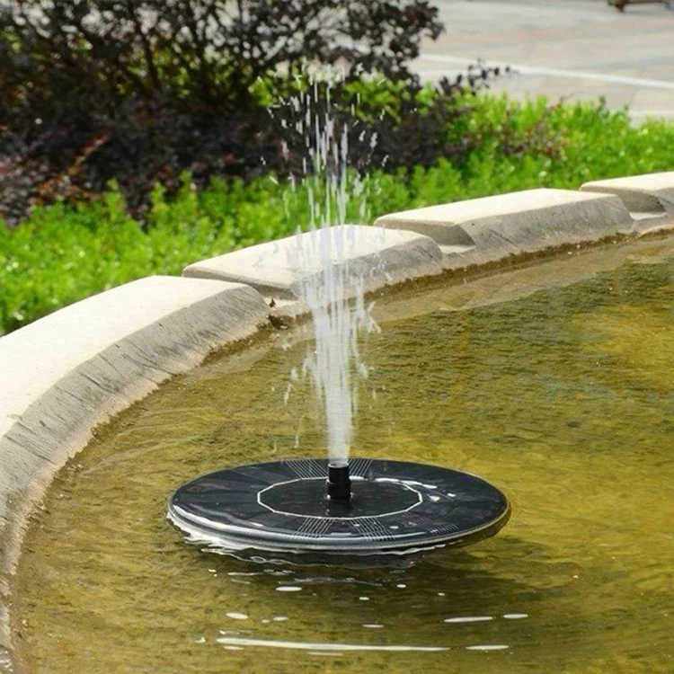 

Drop shipping Hot Selling Outdoor Garden Solar Powered Pool Bath Fountain Pump 1.4W Solar Panel Kit Water Pump Solar Fountain