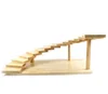 Creative hot pot tableware step by step rising solid wood rotating sushi plate snack rack artistic conception tableware