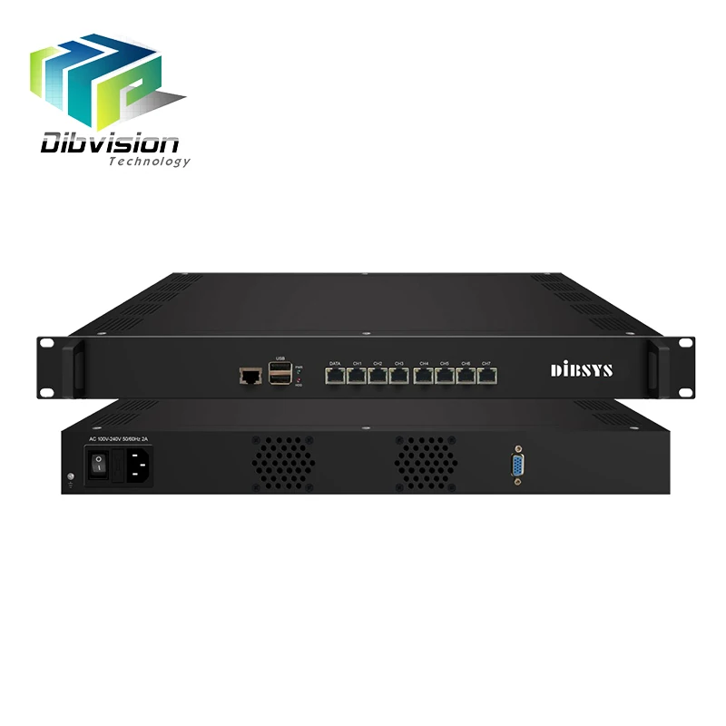 

8 Data ports IP multicast video transcoder streaming media distribution hd digital iptv transcoder