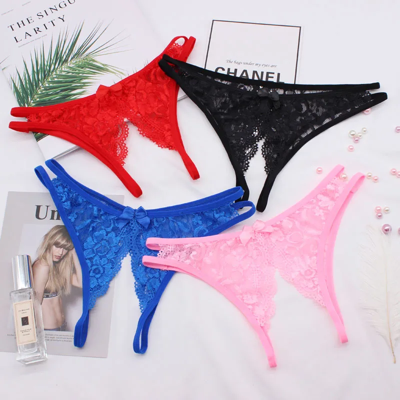 

Cheap Design Butterfly Sexy Women Lace Panties Thong