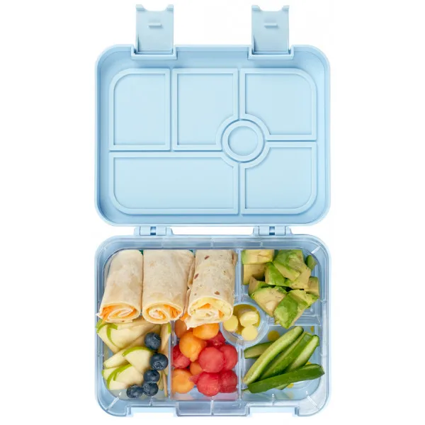 

Leakproof Sealing Kids Lunch Bento Box 4 Compartments BPA Free Plastic Tritan Microwave Safe Reusable Lunch Box