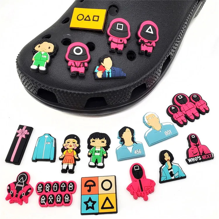 

squid game charms squid game charm shoes charms for PVC wholesale