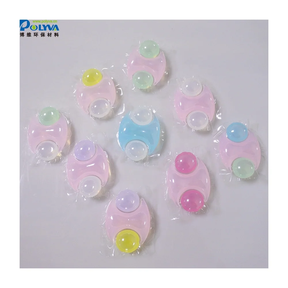 

3in1 OEM Fab and Organic Liquid bulk Detergent wholesale price liquid Wholesale Laundry Pods for Washing Clothes Apparel, Pink and green