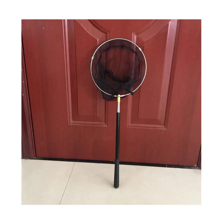 

High quality stainless steel fishing landing net with telescoping pole fishing gear