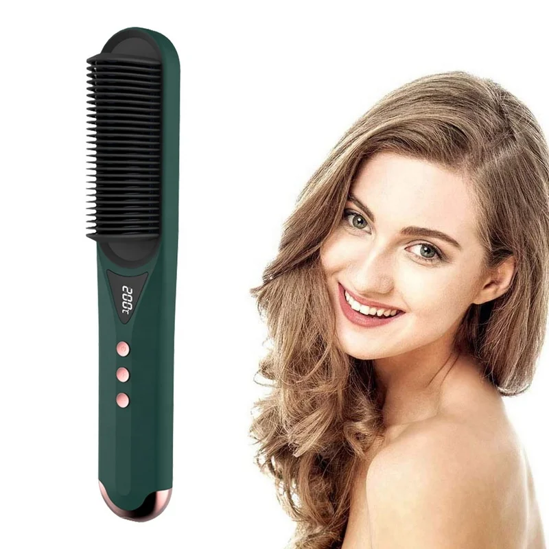 

Portable Home Use Anti Scalding Hair Straight Comb Infrared Hair Straightener Comb