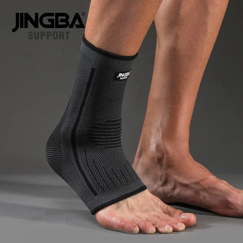 

JINGBA Custom Hot Sell Breathable Ankle Sleeve Adjustable Ankle Support Brace joint protect Ankle Brace footband Socks