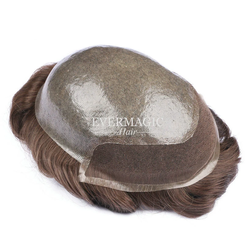 

Front lace with Skin Knot or Vloop Hair Prosthesise ,Good human hair men toupee,wigs hair replacement