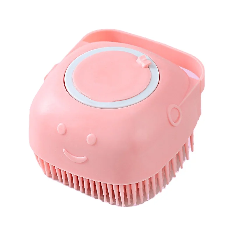 

Yaeshii Wholesales Prices Body Care Eco-friendly Soft Baby Bath Massage Silicone Bath Brush with Free Hook, Customized color