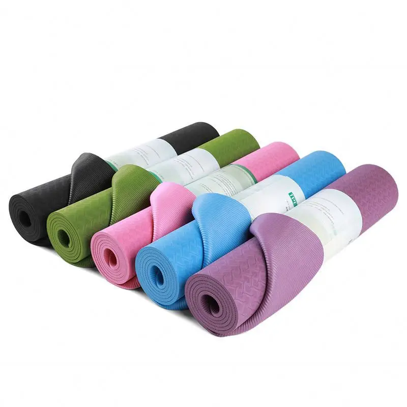 

Home Exercise Gym Workout Sports Non Slip Custom Eco Friendly TPE Fitness Branded Yoga Mat