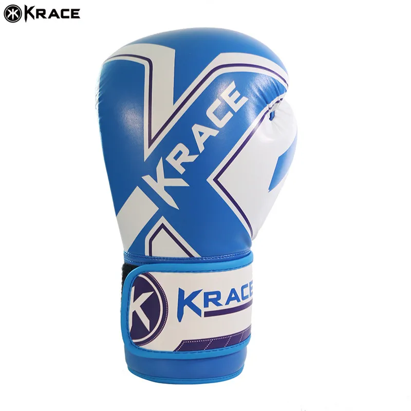 

Krace Good Quality Gym Punching England Style 8oz/10oz/12oz/14oz/16oz Small Krace Leather Boxing Training Gloves, Red or customized