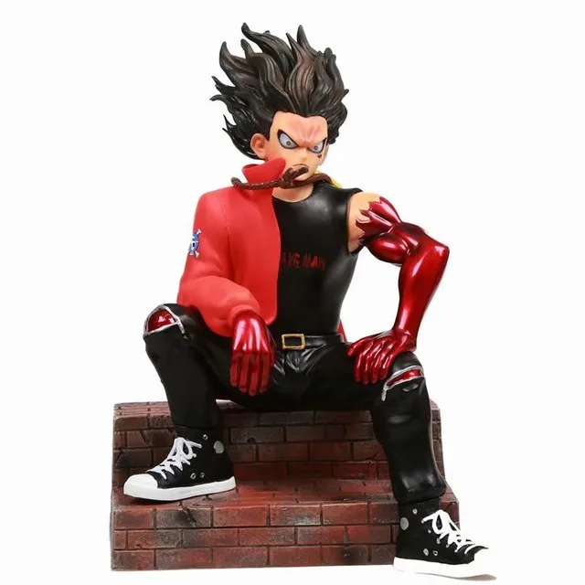 

One Piece Sofa Sitting Monkey D. Luffy Anime PVC Action Figure Japanese Toy