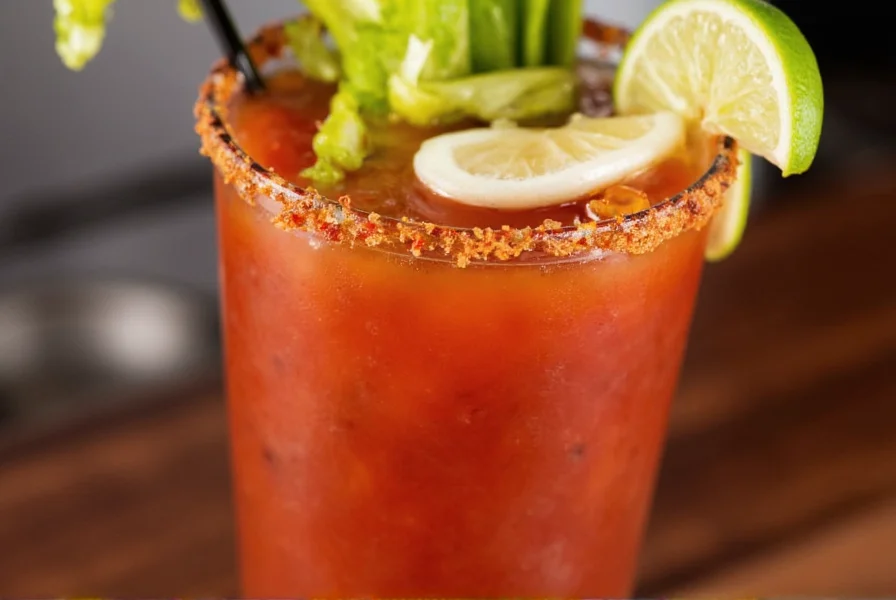 Homemade Bloody Mary Ingredients