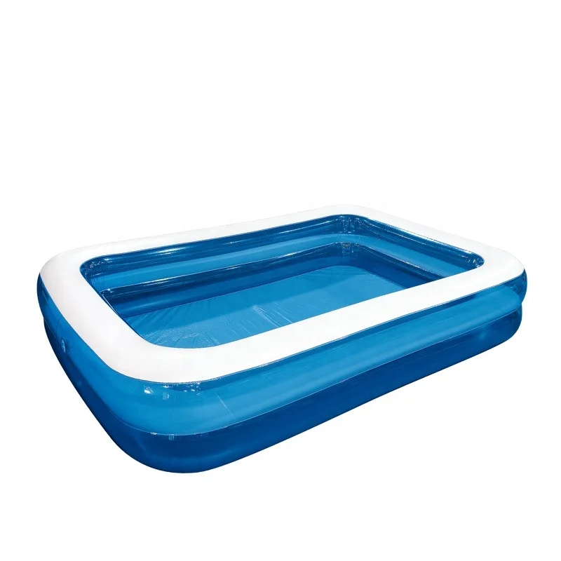 

wholesale10291 JILONG RECTANGULARswimming pool, Large Family PVC Swim Pool Inflatable above ground pool for sale, Blue