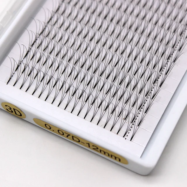 

Premade Fans 3D 4D 5D 6D 7D Russian Volume Lashes Russian Eyelash Extension, Black