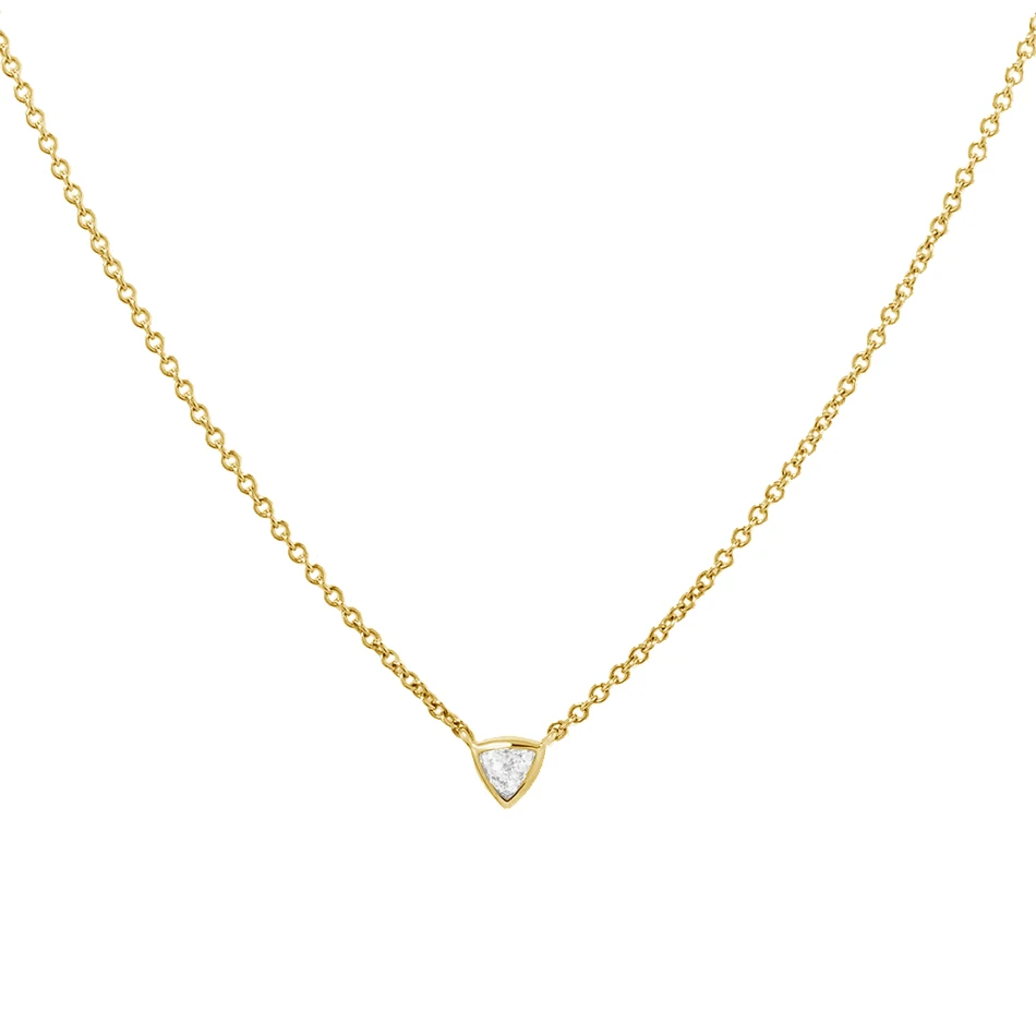 

wholesale hot sale nice women jewelry 925 sterling silver nacklace 18k gold plated cubic zircon pendant choker necklace