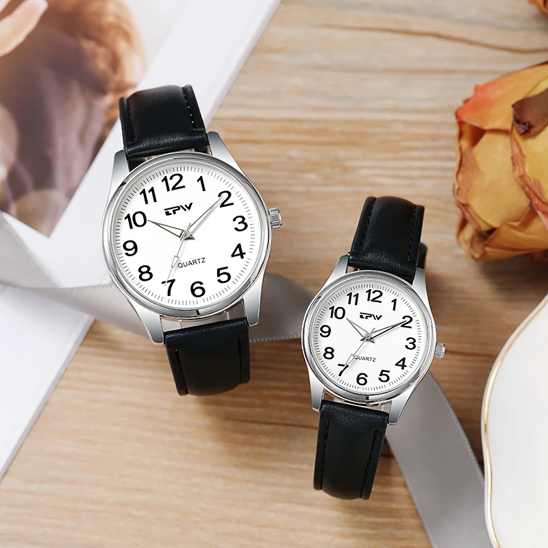 

Relojes De Mujer Male Female Wristwatch for Couple Montre Femme Lovers' Watches For Men And Women
