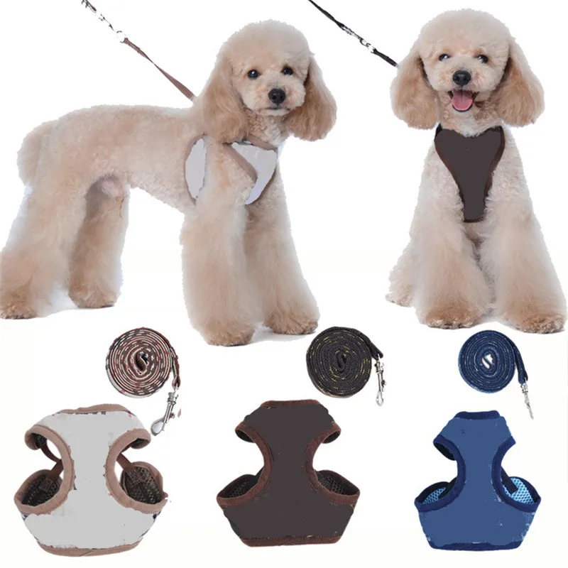 

Pet Chest Back Leash Small Dog Outdoor Collar Tow Rope Saddle Pet Supplies