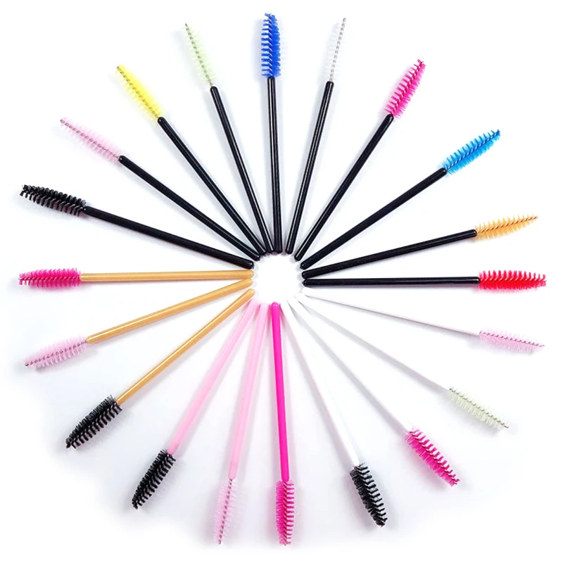 

Factory wholesale quality disposable eyelash brush Mascara Wands Applicator lash brush Mascara eyelash extension brushes