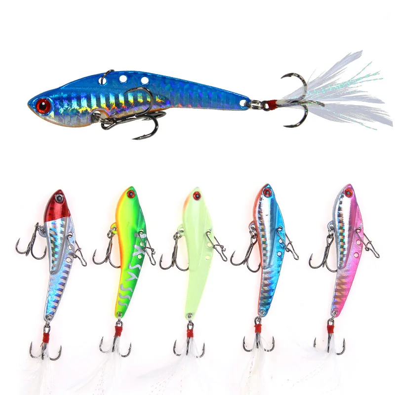 

2021 Hot Sale Fishing Bait Vib Fishing Lures Vib Metal Lure For in Stock, 5 colors