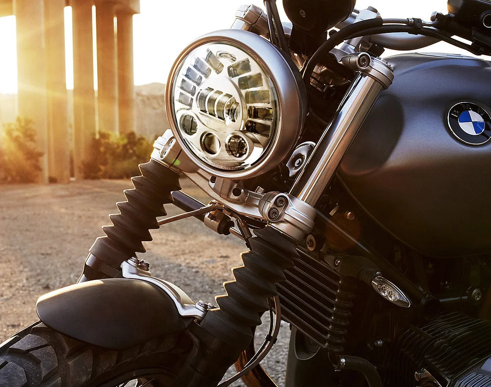 7" Motorcycle Adaptive Headlight Led Light For Harley Bmw R Ninet R9t 7 ...