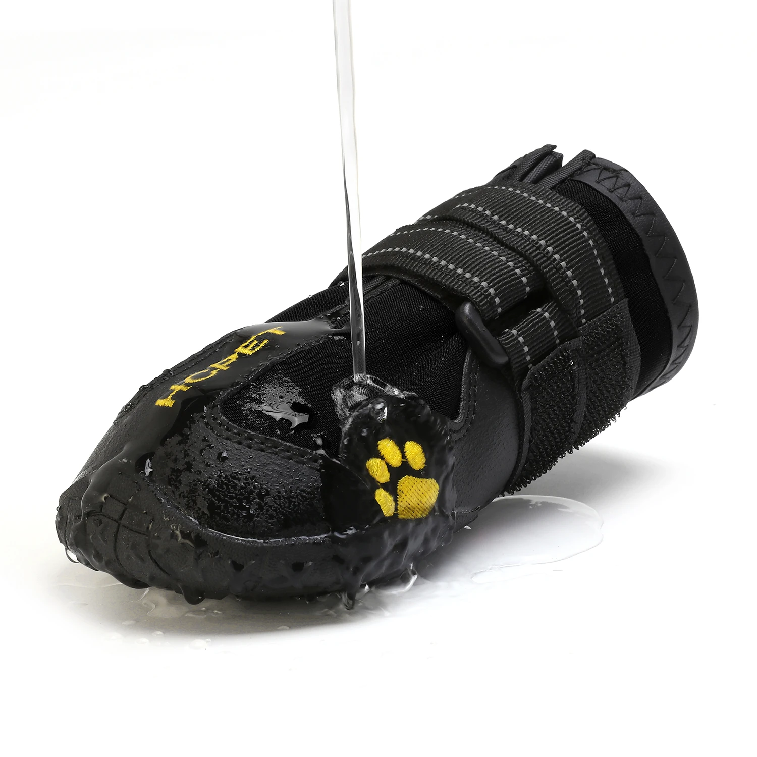 

Wholesale Reflective Waterproof Dog Pet Walking Sport Running Shoes Winter Outdoor Dog Rain Boots, Red,black