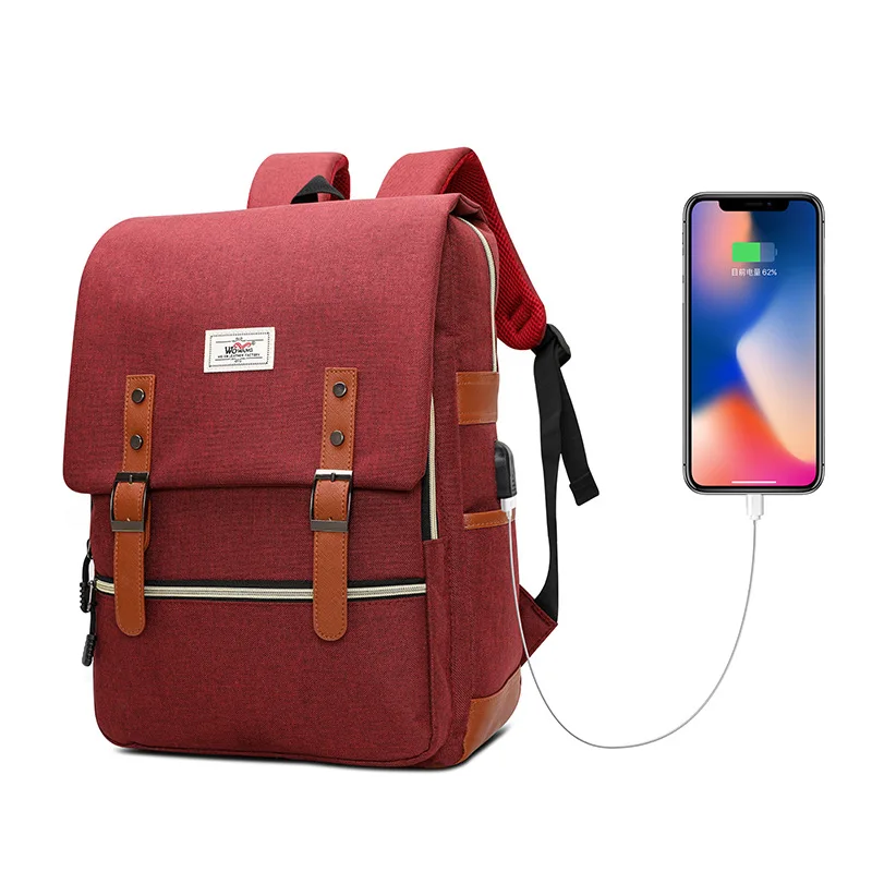 

Hot Design Laptop backpack college student waterproof backpack 17 inch multi-function travel computer backpack bag, 4 colors