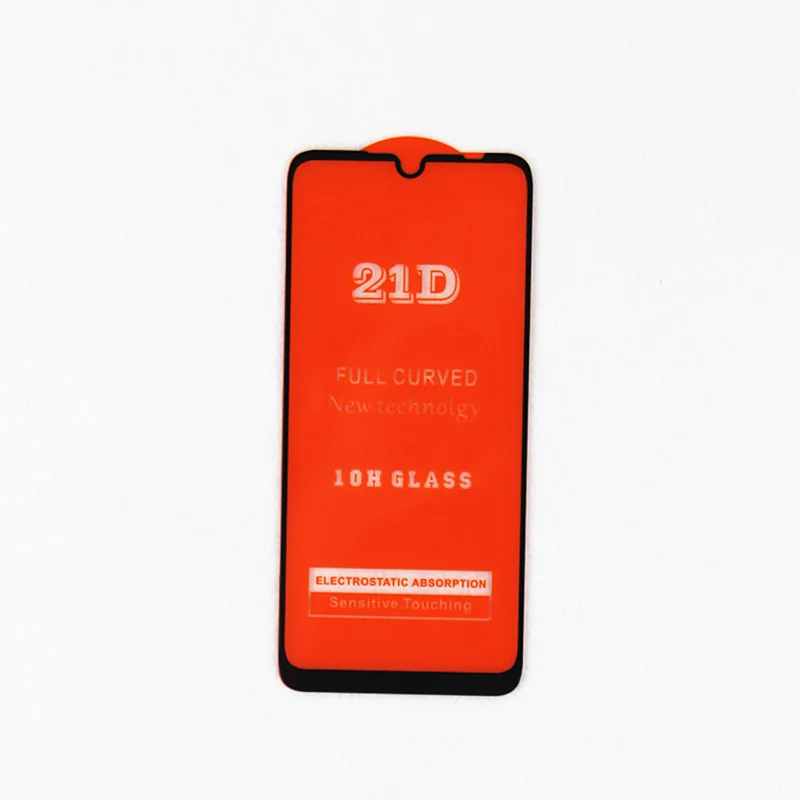 2019 New Full Glue 21D 0.33mm Tempered Glass Screen Protector For Xiaomi Redmi Note 8