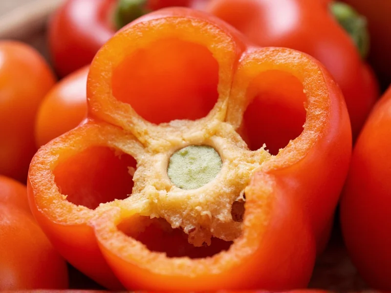 fiber in a bell pepper