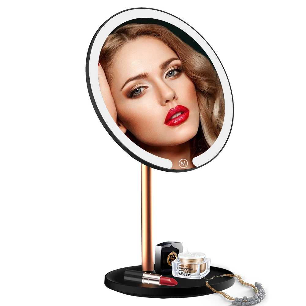 

M5 Nice Design Portable Led Lighted Makeup Mirror With Touch Screen