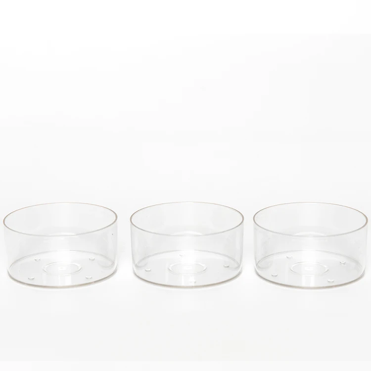 

wholesale clear plastic transparent tealight candle cups