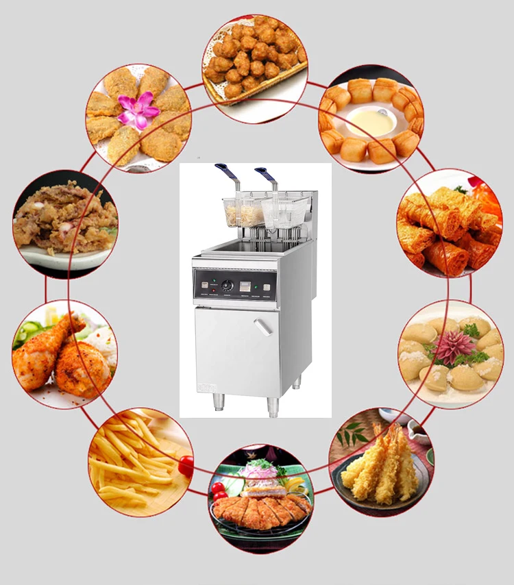 Commercial Deep Fryers With 28l Single Tank Basket Fryers For Sale Buy Deep Fryers For Sale