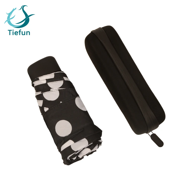 

New Design Hot Sell Super Mini Pocket Umbrella Custom Logo Printing 5 Fold Umbrella From China, Customized