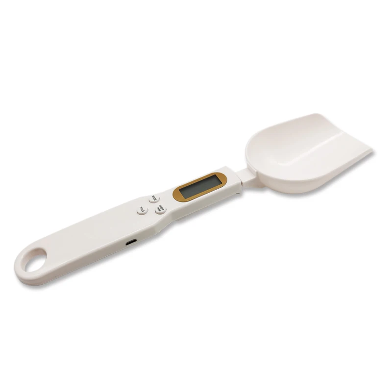 

Hot Selling USB Charging Pet Spoon Scale Food Manual Feeder For Dog and Cat, White