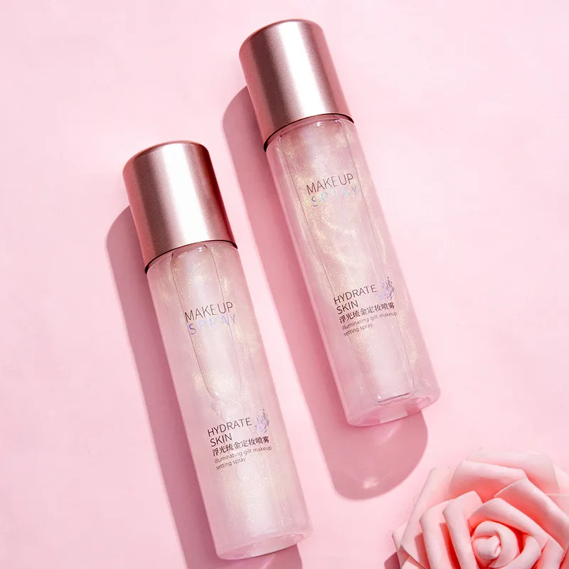 

QQLR Customized Immortalized Yeast Water Multi-effect Softening and Moisturizing sparkling makeup setting spray private label