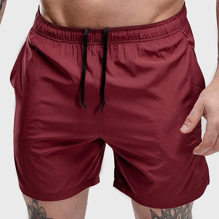 

New Fitness Sportswear Quick Dry Joggers Short Pants Streetwear Shorts Mens Polyester Spandex Gym Shorts, Custom color