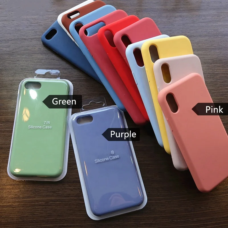 

Luxury Silicone Phone Case For iphone 11 For Apple Cover For iPhone 6 6S Plus X XS MAX XR 7 8 No Logo Cases Capa