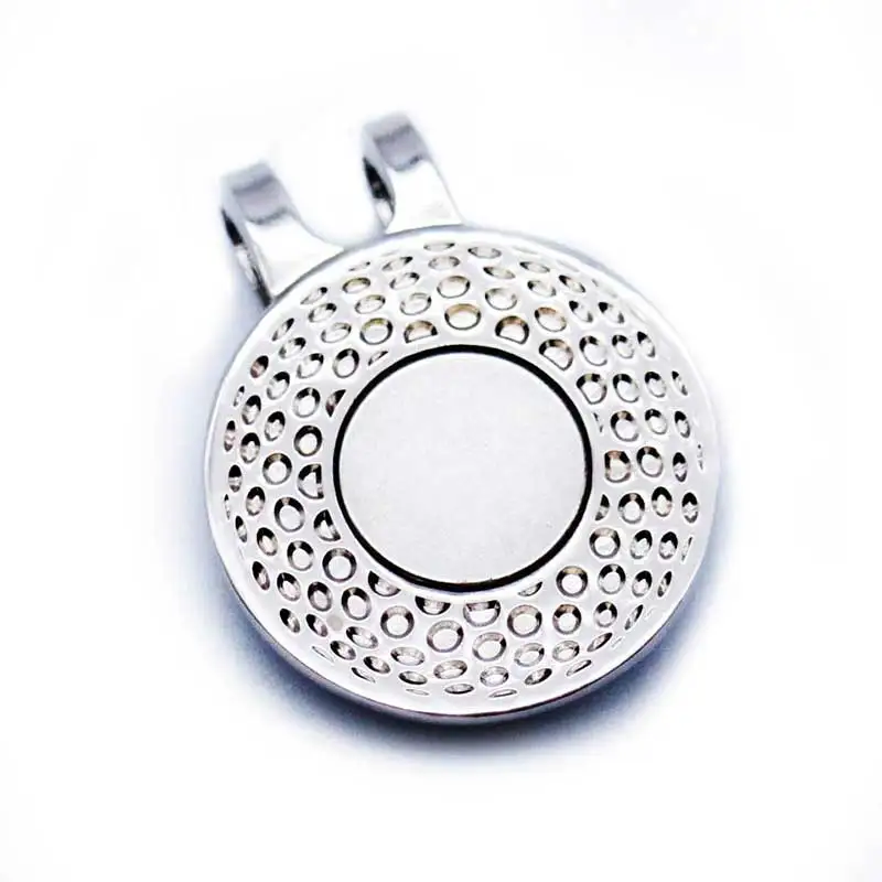 

wholesale fashion custom golf blank magnetic ball marker cheap golf hat clip,strap hat clip in metal golf accessories clip