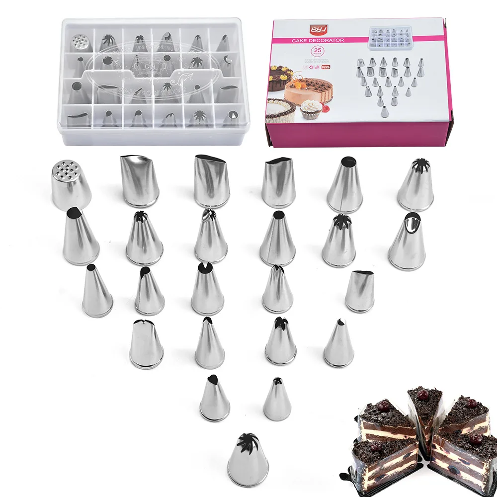 

Factory direct 304 stainless steel decorating combination set