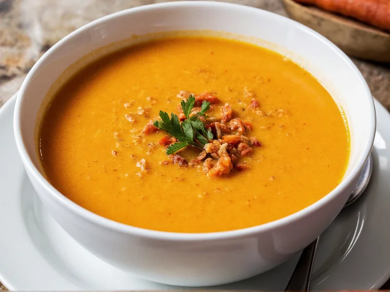 Creamy Carrot Soup with Coconut Milk Recipe (40 Minutes)