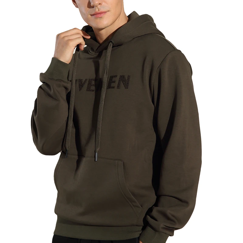 

fashion winter casual sweatshirt custom embroidered fleece hoodie, Customized color