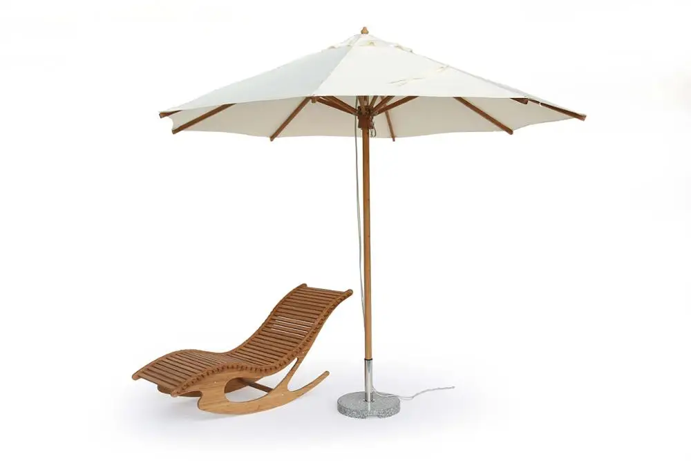
Flex Sun modern design outdoor garden furniture set bamboo lounge chair rocking chair 