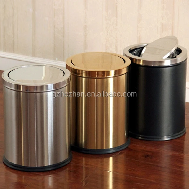 

Modern Style Guest Room Waste Bins With Lid 5L 8L 10L 12L 30L trash can