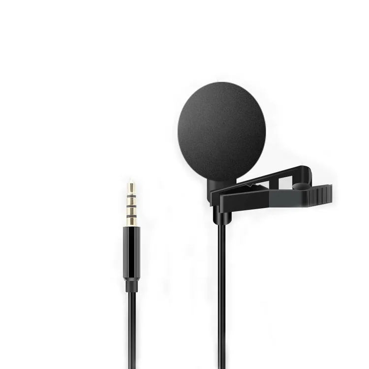 

2020 Wired Noise Cancelling Gaming 3.5MM Port Clip Lavalier Studio Microphone