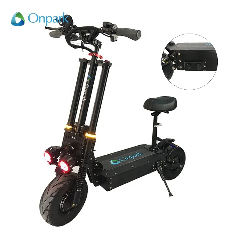 

8000w dual motor top powerful lithium battery electric scooter for adult with seat