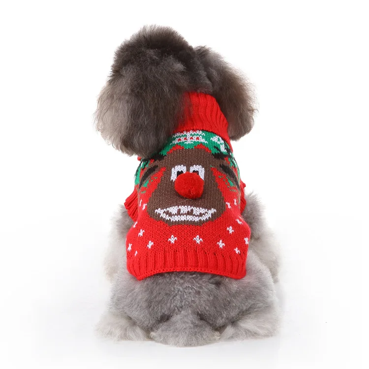 

High Quality Design Christmas Clothes Pet New Luxury Autumn And Winter Puppy Sweater Cute Fashion Pet Accessories, Picture