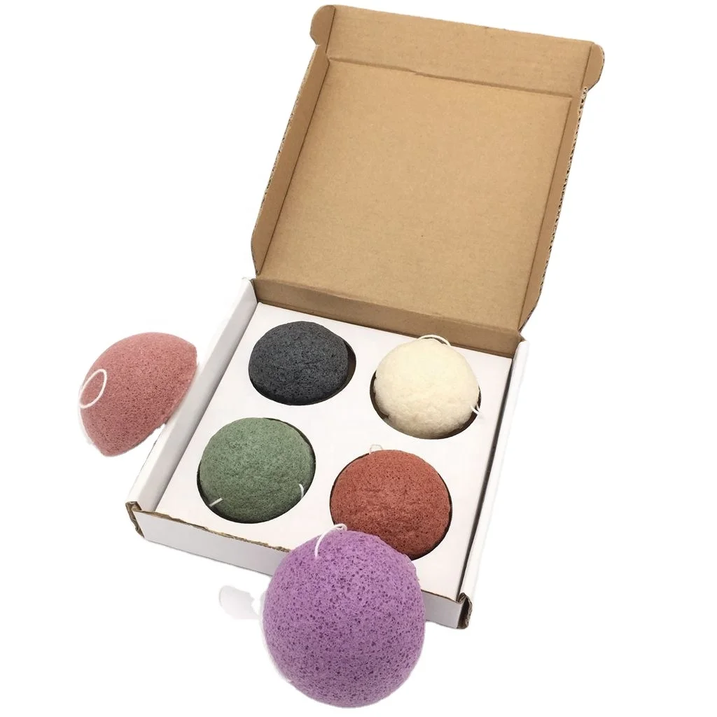 

Natural Konjac Sponge, Black