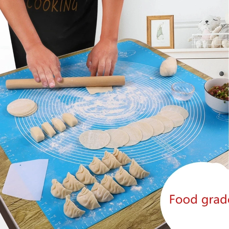 

2021 Trending Hot Products Grill And Large Baking Liners Eco-friendly Measurements Custom Silicone Baking Mat For Pastry Rolling, Blue, green, pink