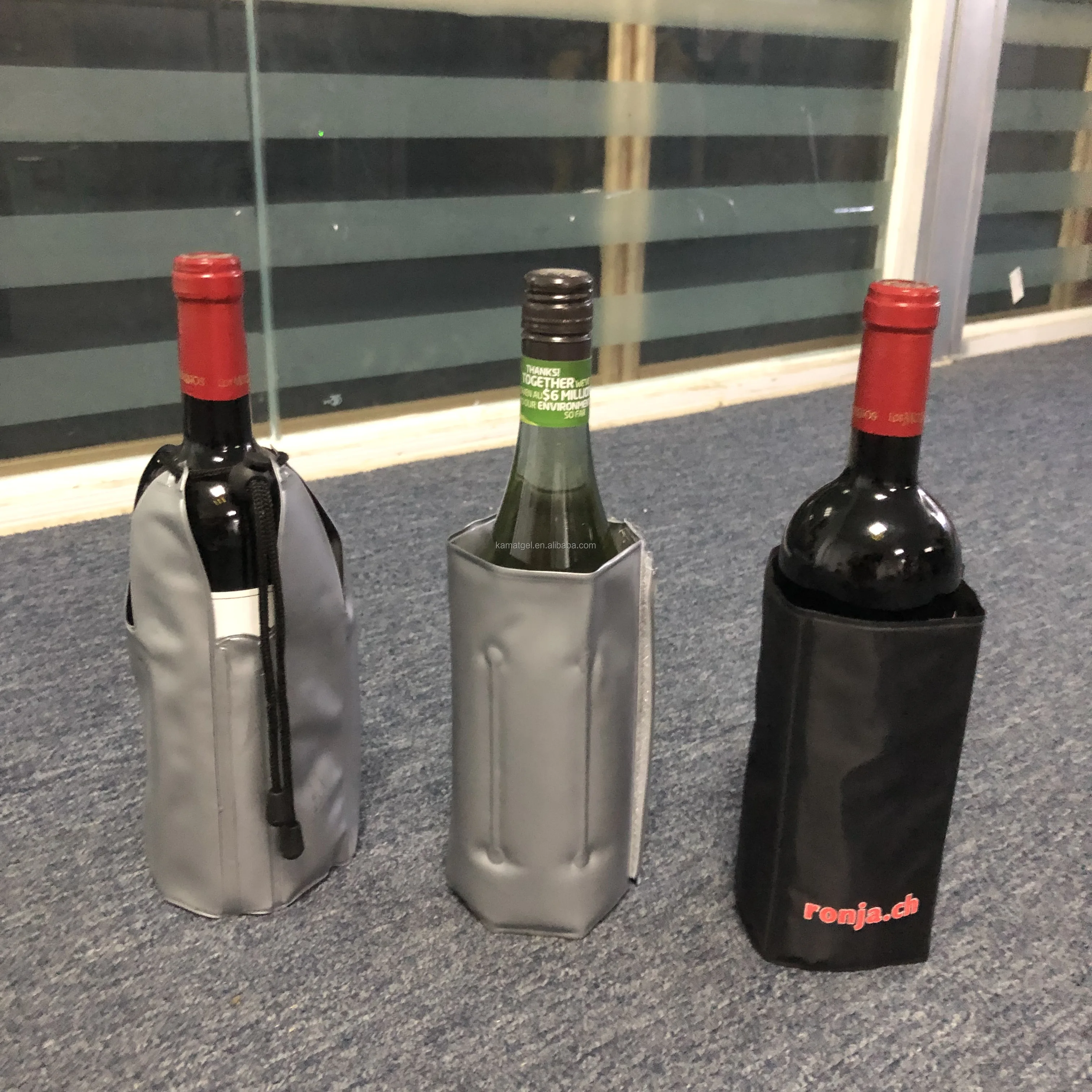 Waterproof Portable Gel Ice Pack Beer Wine Bottle Cooler Buy Portable