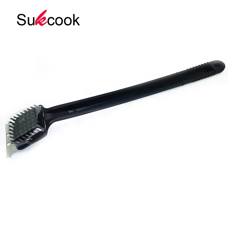 18 Inch Bbq Stainless Steel Wire With Pp Handle Outdoor Cleaner Brush