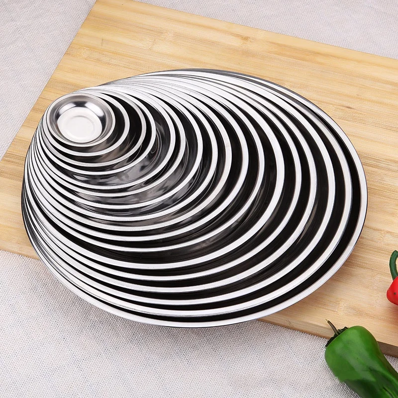 

high quality kitchen accessories stainless steel dish for korean bbq restaurant